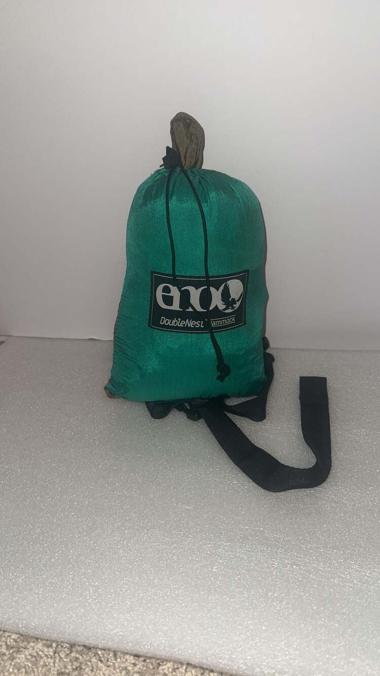 ENO DoubleNest Hammock Two Tone Green/Gold